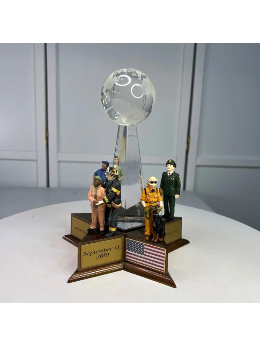Dept 56 9/11 Memorial American Pride Collection Lighted Figurine (Incomplete)